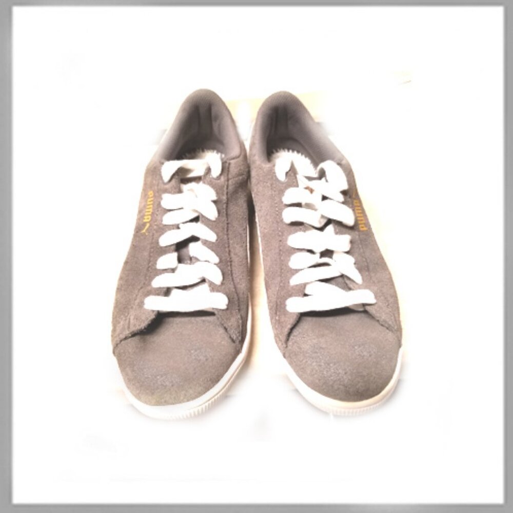 New Or Like New Women's Genuine Suede (Leather) Puma Shoes, 8